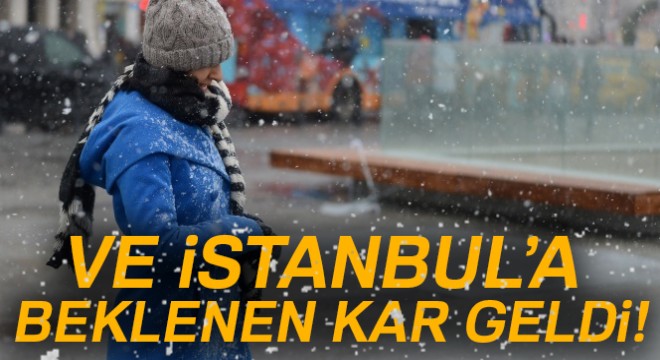 İstanbul da beklenen kar yağışı başladı! 27 Şubat