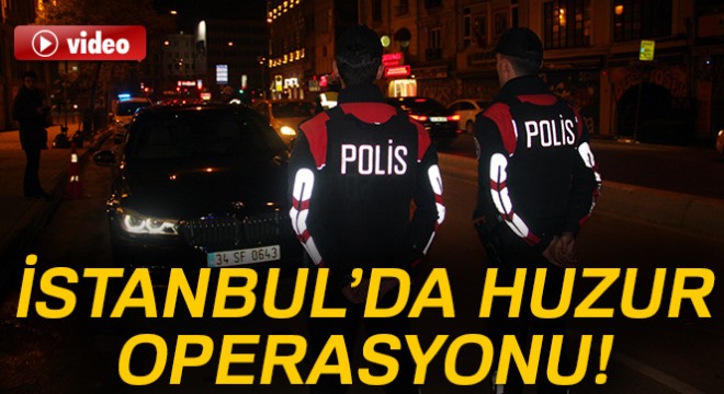 İstanbul’da helikopter destekli ‘Yeditepe Huzur’ uygulaması