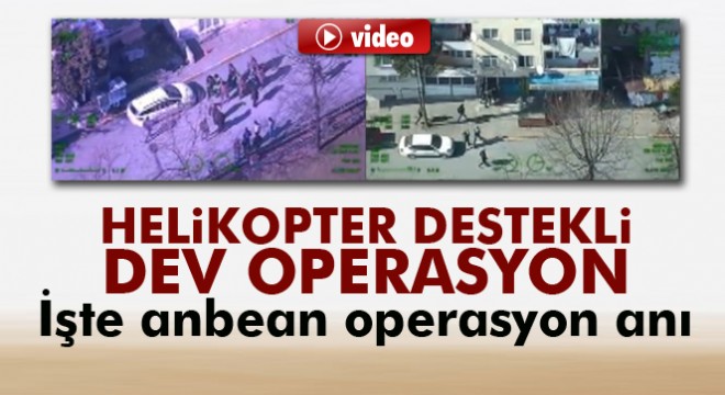 İstanbul da helikopter destekli uyuşturucu operasyonu