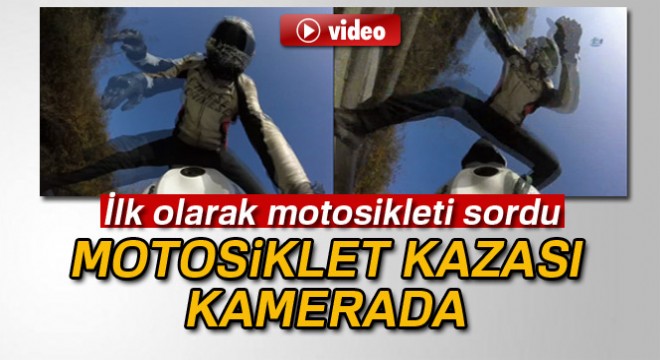 İstanbul da motosiklet kazası kamerada