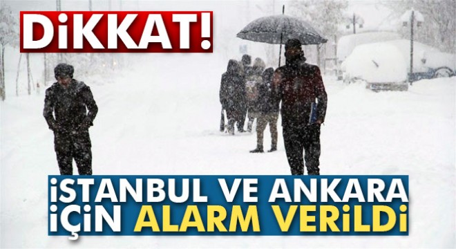 İstanbul ve Ankara ya kar geliyor... Kar ne zaman yağacak?