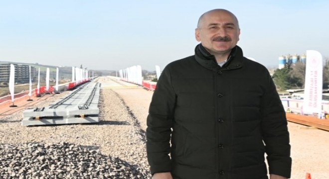 Karaismailoğlu:  Bursa hızlı tren hattında tünel çalışmaları hızla devam ediyor 