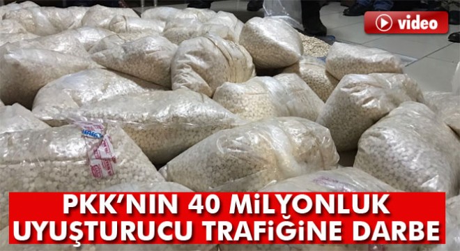 Kocaeli de PKK’nın 40 milyonluk uyuşturucu trafiğine darbe