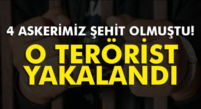 Mardin’de 4 askerin şehit olduğu saldırının faili İzmir’de yakalandı