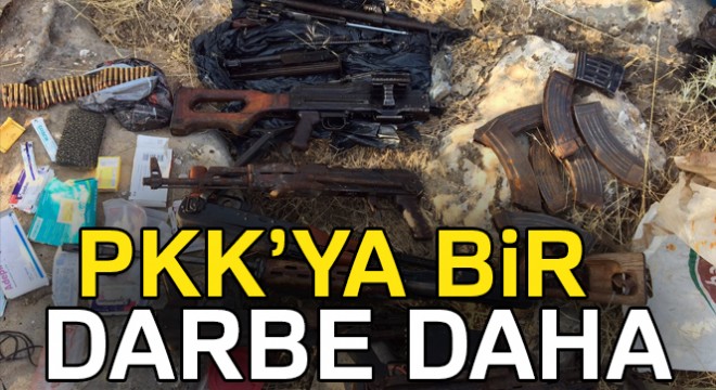 Mardin de terör örgütü PKK ya ağır darbe