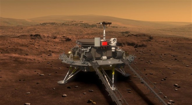 Mars’taki incelemelerini sürdüren Zhurong’un 509 metreyi geçti