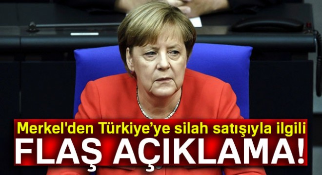 Merkel, Türkiye ye silah satışının tamamen durdurulmasını reddetti