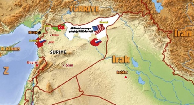 PKK/PYD yi kullanarak Suriye nin kuzeyini işgal eden ABD, bölgeden çekilmiyor