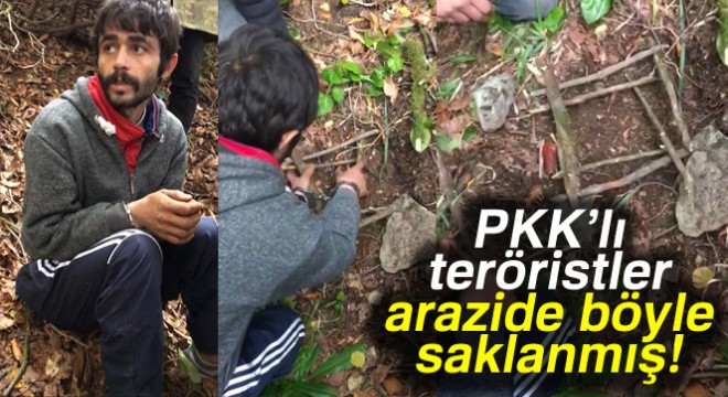 PKK lı terörist, arazide fazla duman çıkarmadan nasıl ateş yaktıklarını anlattı