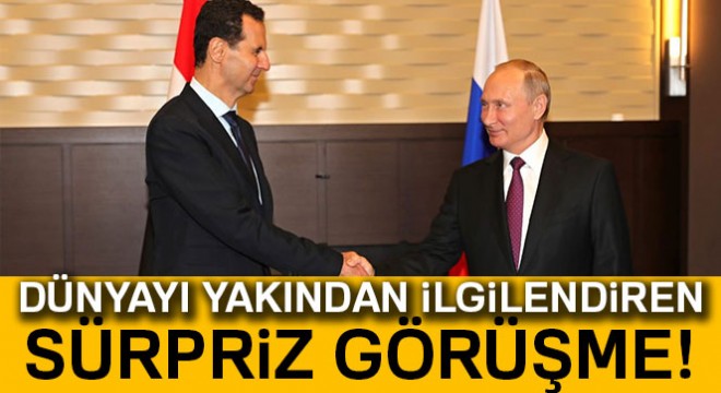 Putin ve Esad Suriye’yi görüştü