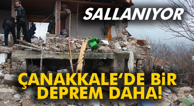 Son dakika haberi: Çanakkale de bir deprem daha l Son depremler