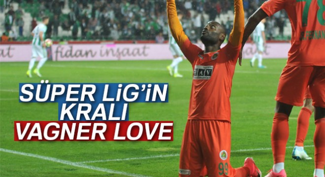 Süper Lig’in gol kralı Vagner Love