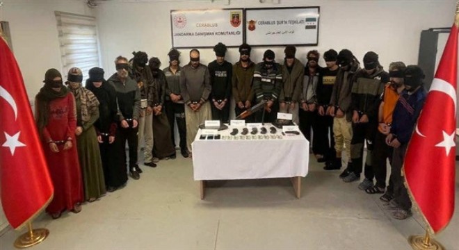 Suriye de 18 terörist yakalandı