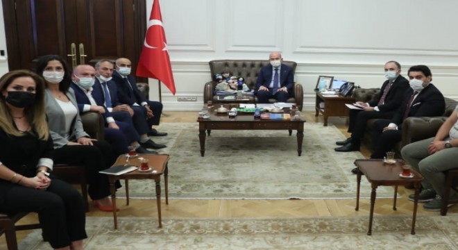 TPF heyeti İçişleri Bakanı Süleyman Soylu yu ziyaret etti
