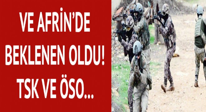 TSK ve ÖSO Afrin de 3 köyü daha alarak Raco ya girdi