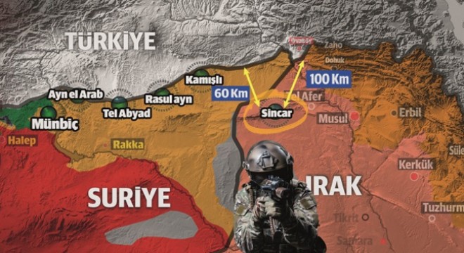 Terör örgütü PKK/PYD den Sincar oyunu: Üzerindeki baskıyı azaltmak için çekildiğini açıkladı