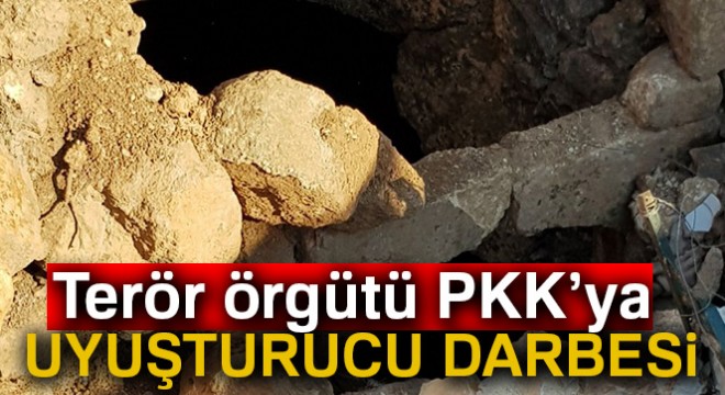 Terör örgütü PKK’ya uyuşturucu darbesi