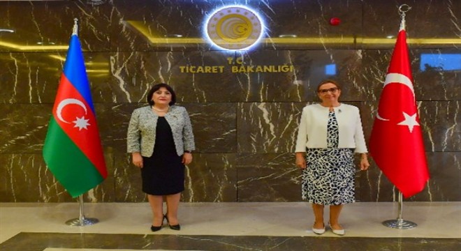 Ticaret Bakanı Pekcan, Azerbaycan Meclis Başkanı ile görüştü