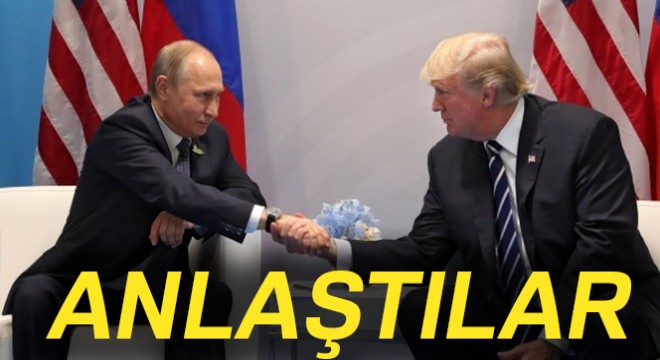 Trump ve Putin Suriye konusunda anlaştı