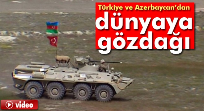 Türkiye-Azerbaycan ortak askeri tatbikatı nefes kesti