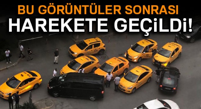 Uber sürücüsünü tehdit eden taksi sürücülerine operasyon