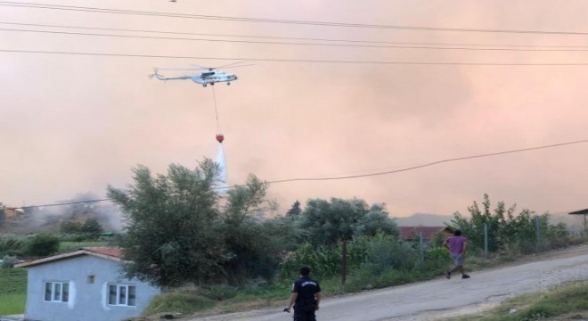 Yangın söndürme helikopterinin düştüğü haberleri asılsız
