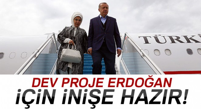Yeni havalimanı Cumhurbaşkanı Erdoğan ın inişi için hazır