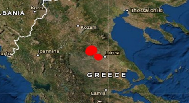 Yunanistan da deprem