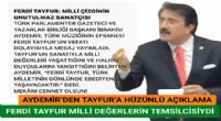 Aydemir: “Tayfur Sanatta milli duruşun eşsiz simasıydı