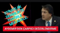 Aydemir’den çarpıcı terör değerlendirmesi