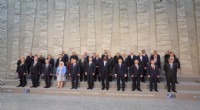 Bakan Güler, NATO Savunma Bakanları Toplantısı'nın aile fotoğrafı çekimine katıldı