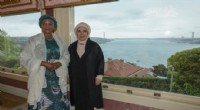 Emine Erdoğan, Nijerya Devlet Başkanı'nın eşi Oluremi Tinubu ile görüştü