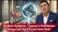 İbrahim Aydemir: “Trump’ın Politikaları Dünya İçin Hem Fırsat Hem Risk”