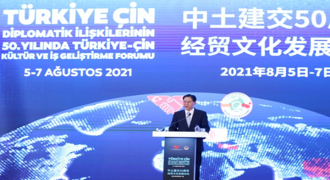 Çin-Türkiye Kültür ve İş Geliştirme Forumu başladı
