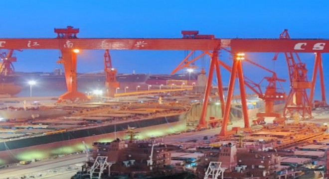 Çin’deki tersanelere dünyadan gemi siparişi yağıyor