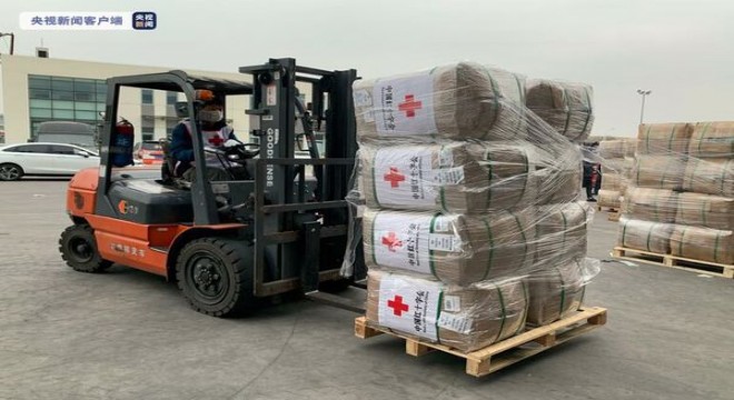 Çin’in gönderdiği insani yardım malzemeleri Ukrayna’ya ulaştı