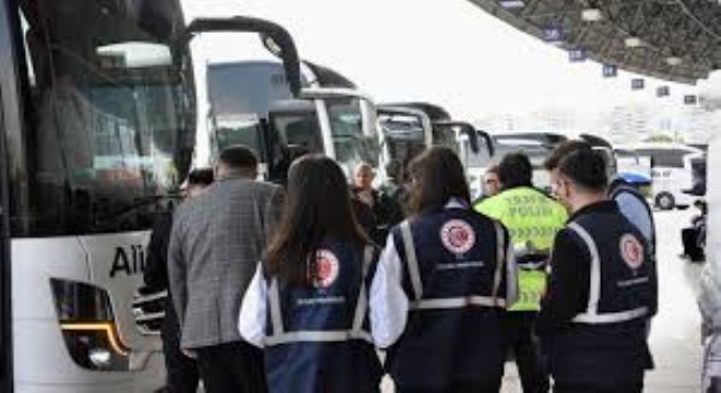 Bayramda Otobüslere Fahiş Fiyat Denetimi