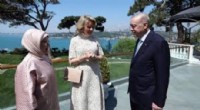 Erdoğan, Belçika Kraliçesi Mathilde’i İstanbul’da Kabul Etti