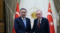 Erdoğan, TDT Genel Sekreteri Ömüraliyev’i Kabul Etti