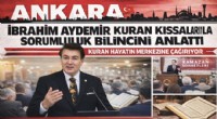 İbrahim Aydemir Meryem ve Taha sureleri üzerinden kulluk bilincini anlattı