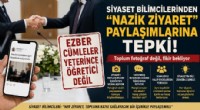 Siyaset bilimcilerinden “nazik ziyaret” paylaşımlarına tepki